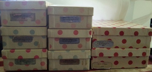 ANT VTG Nancy Ann Storybook Dolls Lot o 8 Boxes Bisque Frozen Leg Tag & Brochure - Picture 6 of 7