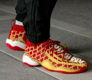 adidas CNY BYW x Pharrell Williams - Scarlet / Yellow - Sizes 5 