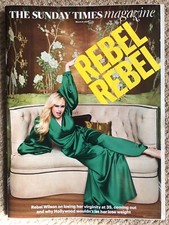 SUNDAY TIMES MAGAZINE REBEL WILSON COVER NEW 31st MAR 2024 HAIDT COADY PORSCHE