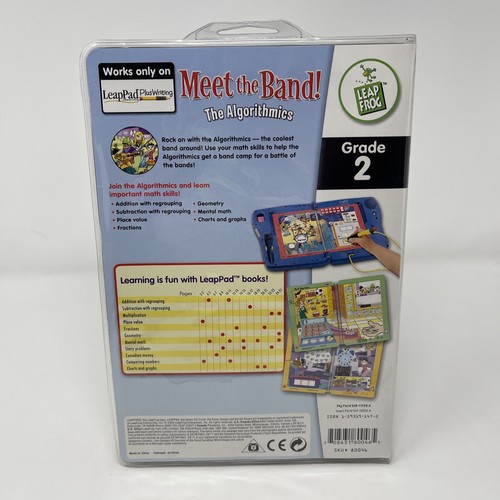NEW SEALED Leap Pad Plus Writing The Algorithmic Meet the Band 2nd Grade Math - Picture 2 of 2
