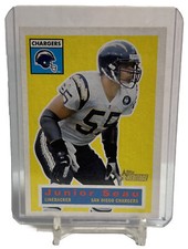 2001 Topps Heritage Football Card #4 Junior Seau FRESH MINT