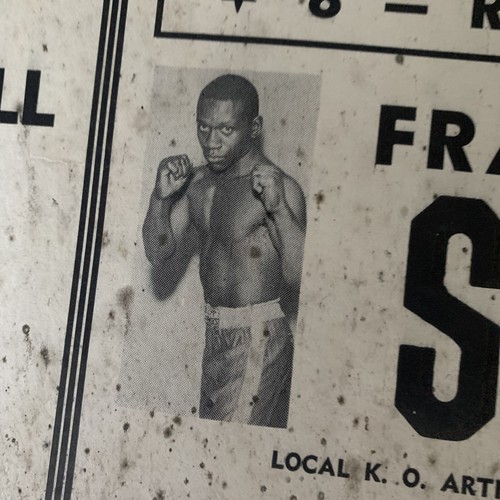 Boxing Poster Fighter February 14 Frank Smith Roy Carruthers Jimmy Hartzell 2 - Picture 3 of 12