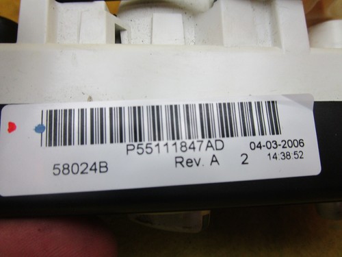 08 09 2008 2009 Dodge Calibe AC Heat Temperature Climate Control Switch - Picture 5 of 6