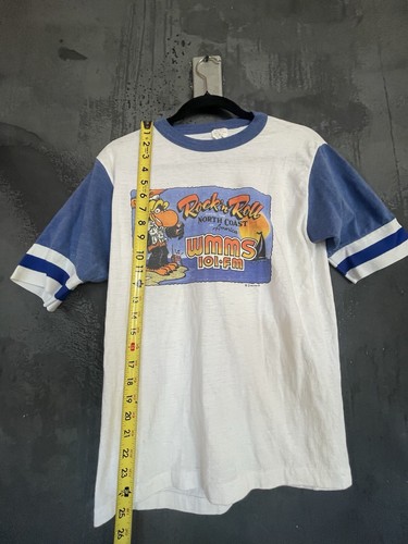 Vintage Wmms Tshirt Rock 'N' Roll 101 Point Fm Cleveland 1981 101. Medium Rare Crazy - Bild 11 von 13