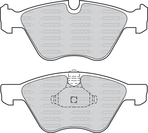 OEM SPEC FRONT REAR PADS FOR BMW 316 1.6 (E90) 2007-12 OPT2 - Picture 2 of 7