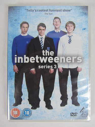 The Inbetweeners - Series 3 (DVD, 2010, Region 2) New Unopened - 第 1/2 張圖片