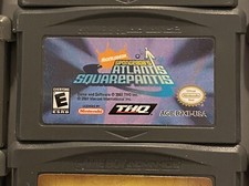 SpongeBob's Atlantis SquarePantis (Nintendo Game Boy Advance, 2007) Cartridge