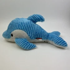 Adventure Planet White and Blue Dolphin 16" Plush Stuffed Animal 