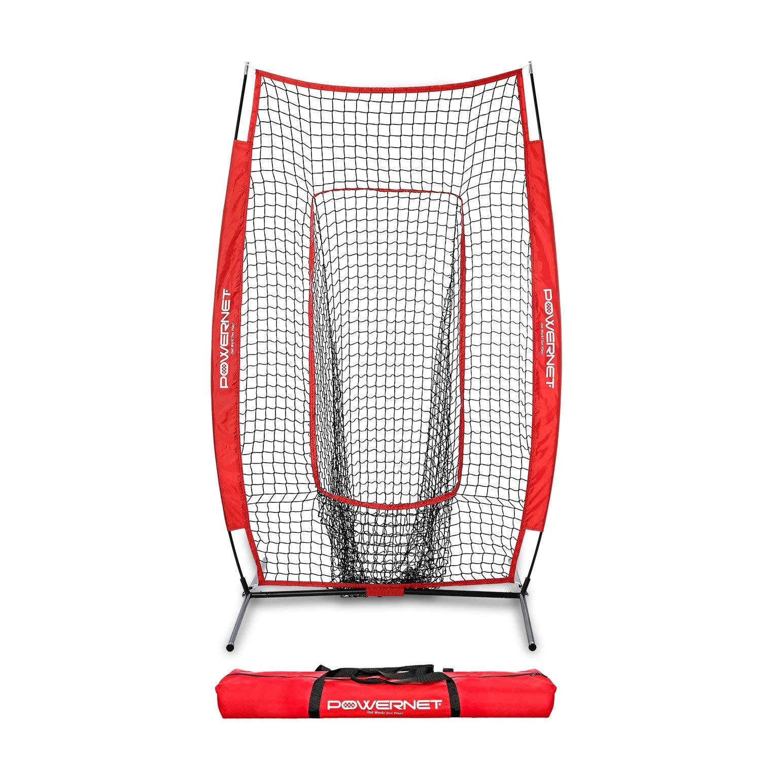 Reformado Powernet 4x7 infielder béisbol Softbol Entrenamiento Net Colors del equipo Reformado Powernet 4x7 infielder béisbol Softbol Entrenamiento Net Colors del equipo
