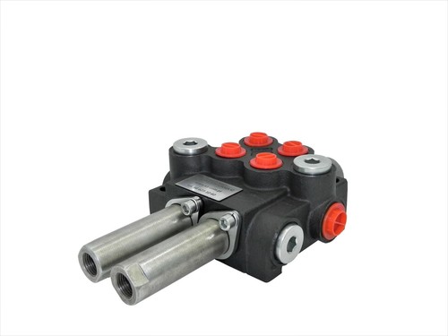 Hydraulikventil Kreuzschaltung Joystick Bowdenzug Frontlader Offen 80L 2Fach Kab - Bild 8 von 8