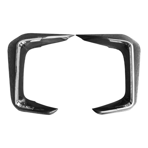 For Toyota Rav4 19-25 Front Fog Light Trim Frame Accessories Carbon Fiber Style - Picture 2 of 6