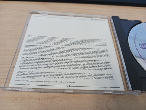 Vivaldi: Le Quattro Stagioni (CD,1984, L'Oiseau-Lyre),24 PG INSERT West Germany - Foto 5 di 7