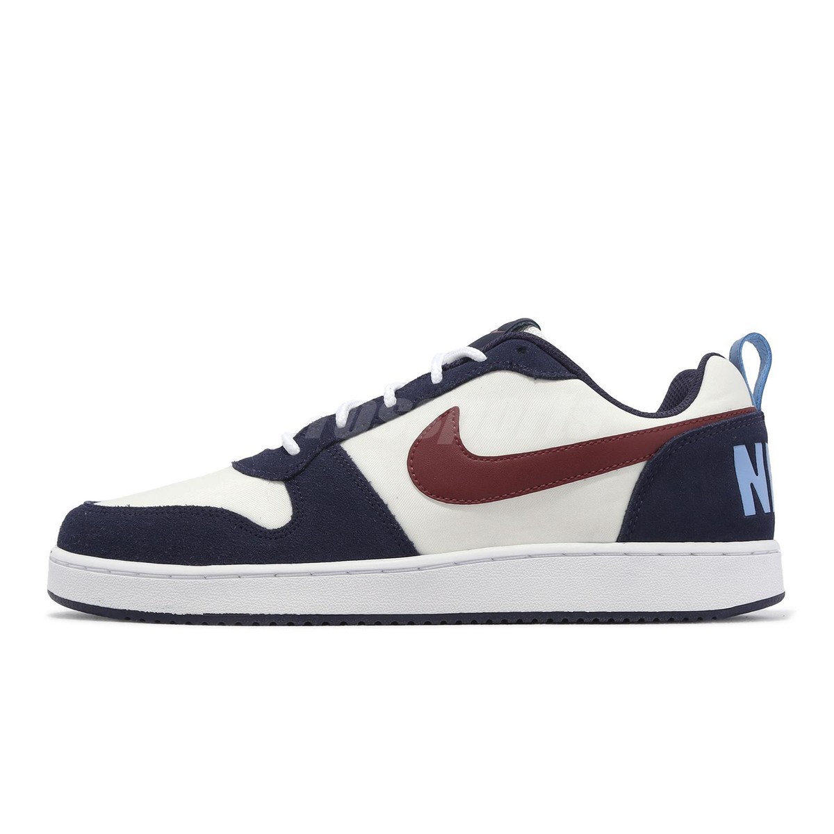 Nike Court Borough Low Prem Navy Sail Men Casual Lifestyle Shoes FV8109 161