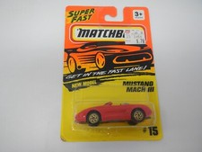 Matchbox SuperFast Mustang Mach III Red #15 (2)