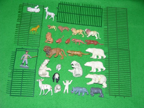 Britains & Verschiedene Mini Zoo Spiel Abgenutzte Sets, Multi-Listing - Bild 15 von 18