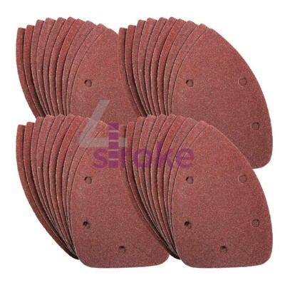 Hook /& Loop Detail Sander Sheets 140mm 10pk 60 Grit DIY Power Tool Accessories