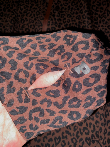 Victoria's Secret Pink Leopard Relay Full Zip Jacke + ausgestellte Leggings Set XL neu mit Etikett - Bild 10 von 12