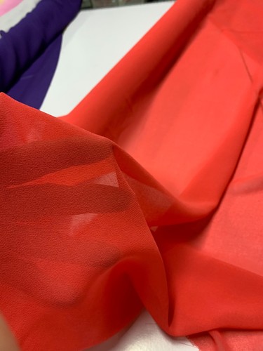 SOFT SHEER POLYESTER CHIFFON FABRIC : VARIOUS LENGTHS - 150CM WIDE : #ZAIC - Picture 30 of 40