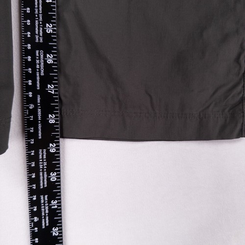 Pantalones REI 4 PETITE Gris Oscuro Nylon Elástico Pierna Recta Enrollables Senderismo Aire Libre - Imagen 7 de 8