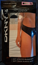 DKNY Womens Soft Stretch Microfiber 4 Pk Hipster Underwear Assorted Color Sz S