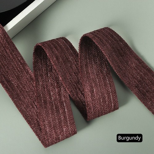 Japanese Stripe Velvet Ribbon Trim Sew Velour Webbing Floral Craft DIY 1.5"X10Yd - Picture 11 of 21