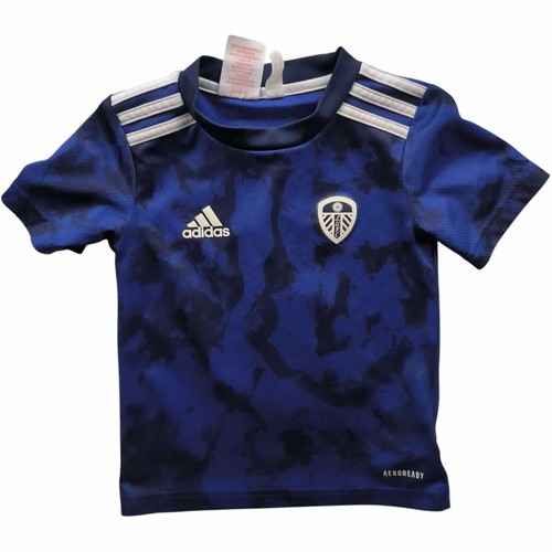Leeds United 2021-22 Adidas away „Archie 2” football jersey shirt size Kids 98
