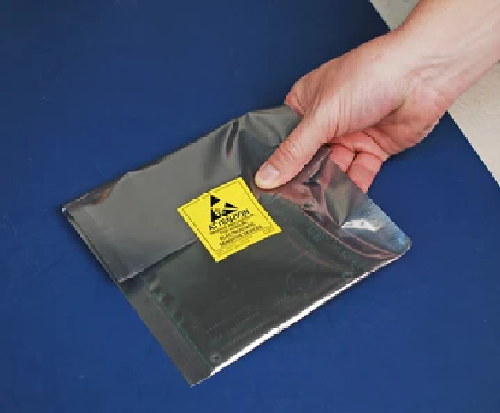 ESD Anti-Static Protective Bag Bags for Delicate Electronics Open Ended w/ print - Picture 1 of 2
