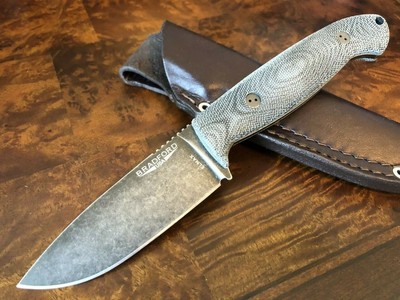 Bradford Knives Guardian 3 3D Black Micarta N690 False Edge Come and Take It