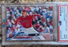 2018 Topps Complete Set Rookie Card Retail Shohei Ohtani #700, PSA 9