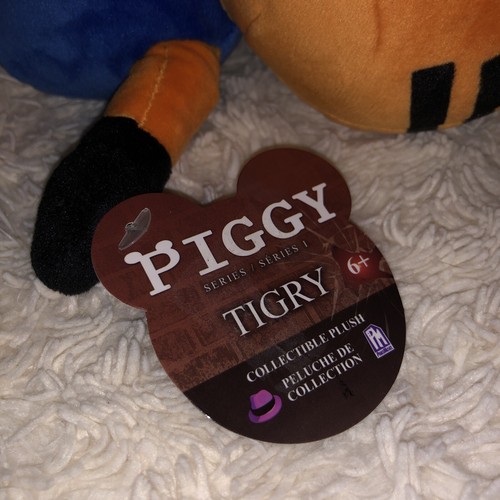 Juguete suave de peluche Tigry The Tiger Roblox Piggy - Nuevo con etiqueta original - Serie 1 - Imagen 6 de 11