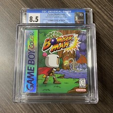 Pocket Bomberman Nintendo Gameboy Color Complete CIB Graded CGC 8.5 -- 9.8 Cart