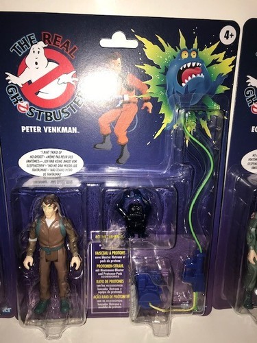 Set of 4 Hasbro Kenner THE REAL GHOSTBUSTERS Action Figures w/ Accessories NEW - Picture 4 of 12