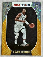 Xavier Tillman 2020-21 Hoops Orange Explosion Rookie RC /25