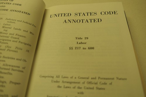 United States Code Annotated Title 29 Labor 217 to 600 - Imagen 4 de 7