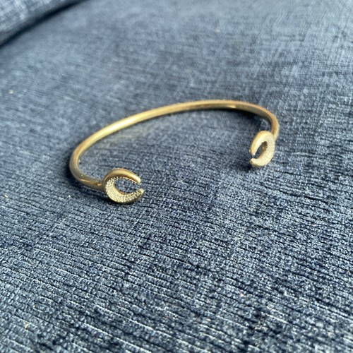 links of london sterling silver gilt torque bangle - Picture 6 of 12