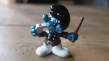 Vintage Smurf Figure - Policeman - 1981