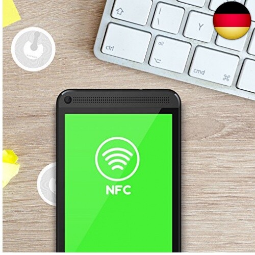 NFC Tag Sticker (10 Stück) NTAG215 - 540 Byte Speicher - kompatibel mit iPhone - Bild 3 von 5