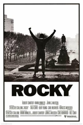 世界堂　額縁　映画「Rocky」ポスター付き ROCKY - MOVIE POSTER - 24x36 STALLONE BOXING 2620 | eBay