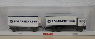 Wiking 1:87 - Volvo F88 Kühlkoffer-Hängerzug ''Polar-Express'' - 045704