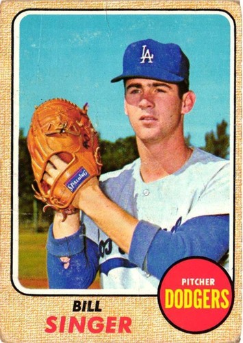 BILL SINGER 1968 Topps #249 FREE SHIP 50% OFF SALE B1010R1S27P12