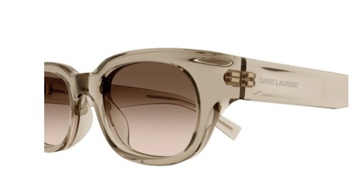 Saint Laurent SL 753 Sunglasses Brown Havana Light Gold | eBay