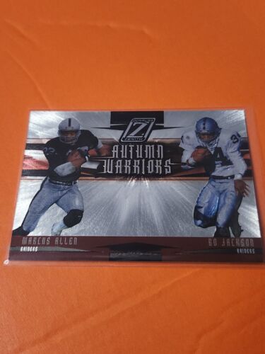 2005 Donruss Zenith Autumn Warriors Marcus Allen Bo Jackson #AW-3