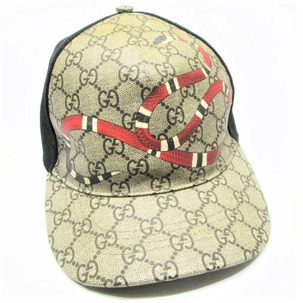 Mint GUCCI Supreme Canvas Baseball Cap L Size JAPAN [Used] eBay