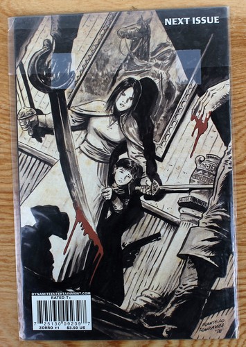 Zorro #1 (February 2008, Dynamite Entertainment) Cover 1B - Picture 2 of 2