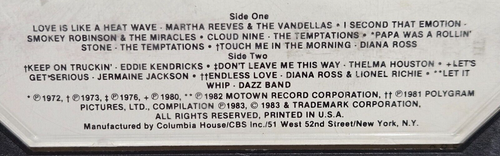 25 Years Of Grammy Greats RETRO audio music MOTOWN artists Cassette TAPE - Picture 4 of 6