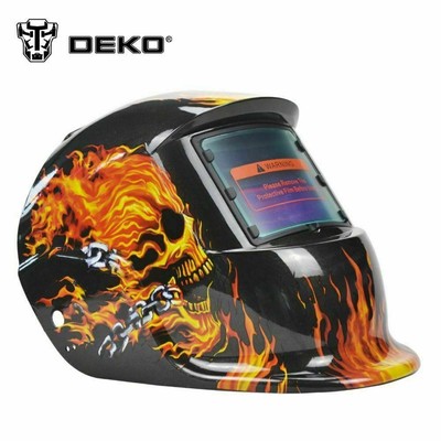 DEKO Auto Darkening Solar Welding Helmet TIG MIG ARC Weld Grinding Mask