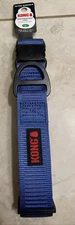 KONG Max HD Ultra Durable Neoprene Padded Dog Collar (Large, Blue) BRAND NEW