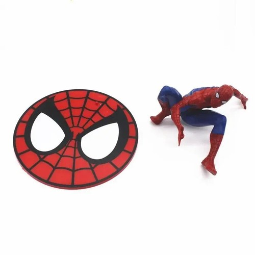 Statua Action Figure Spider-Man in Posa Dinamica su Base Decorata - Imagen 5 de 7