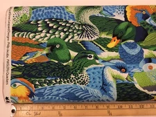 Free Spirit Snow Leopards Designs Fabric # PWSL096 AQUA - Per Yard