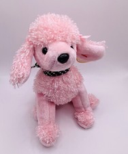TY Beanie Baby BRIGITTE the Pink Poodle Plush 6.5” Stuffed Animal Toy